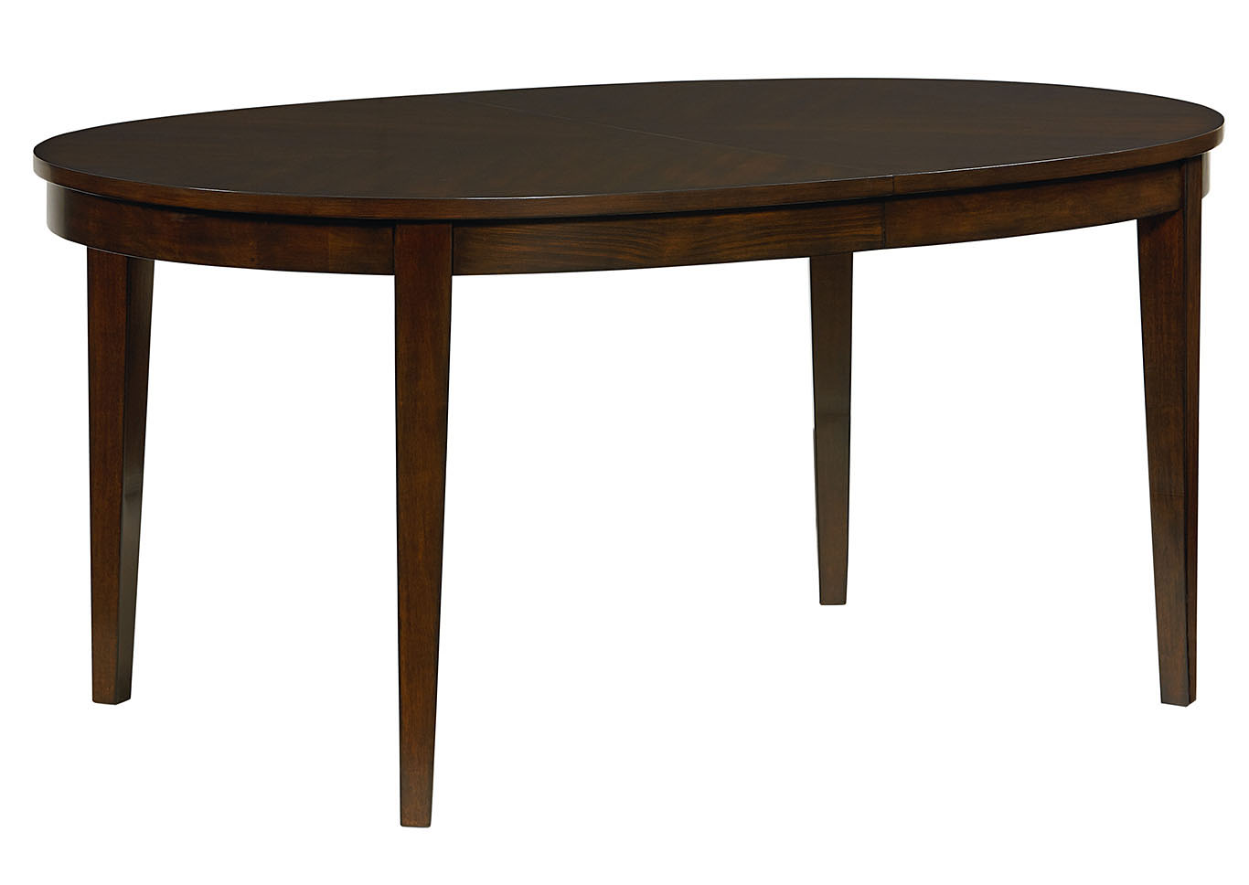 Serenity Brown Oval Dining Table,Standard