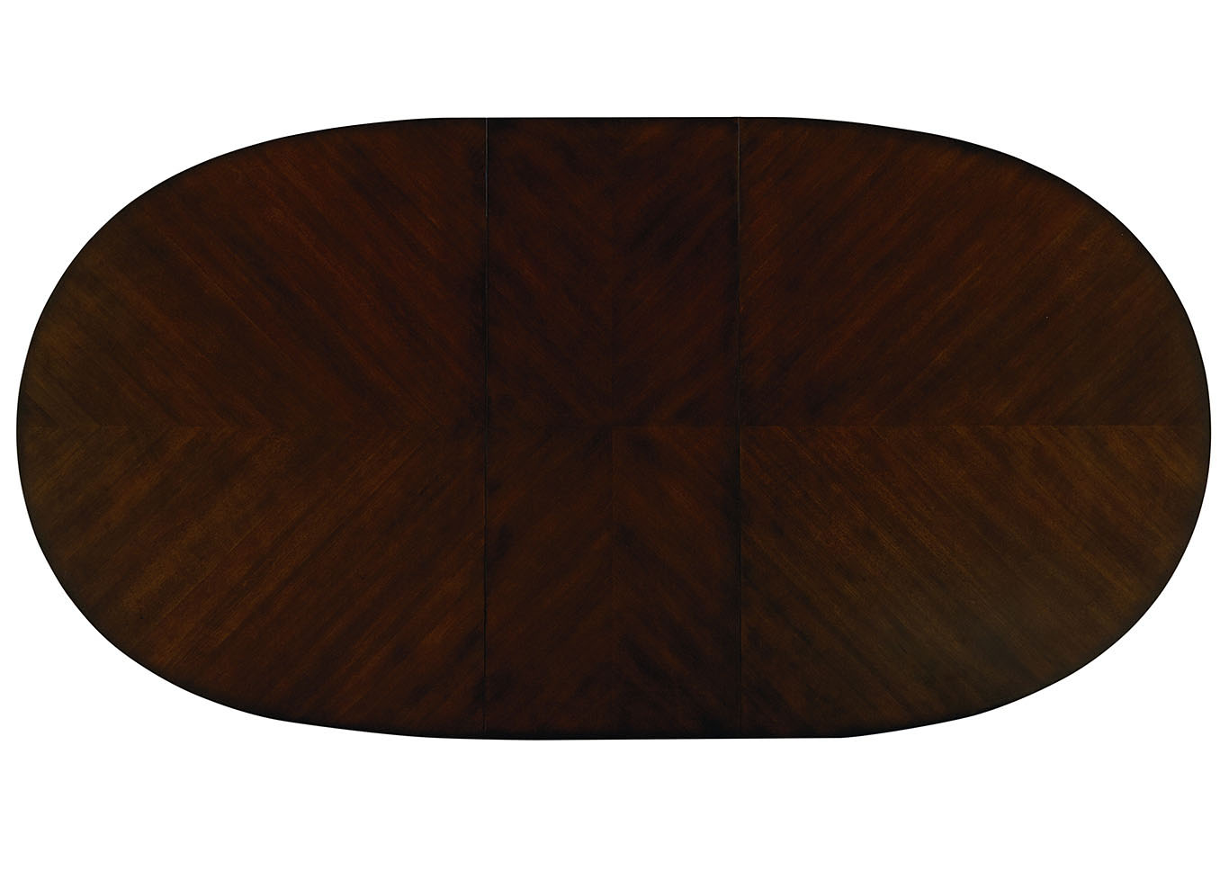 Serenity Brown Oval Dining Table,Standard