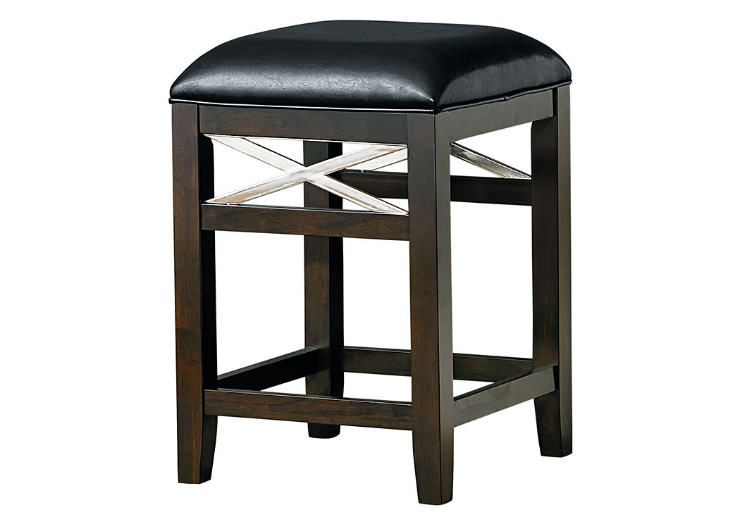 Alexander Brown Bar Stool (Set of 2),Standard