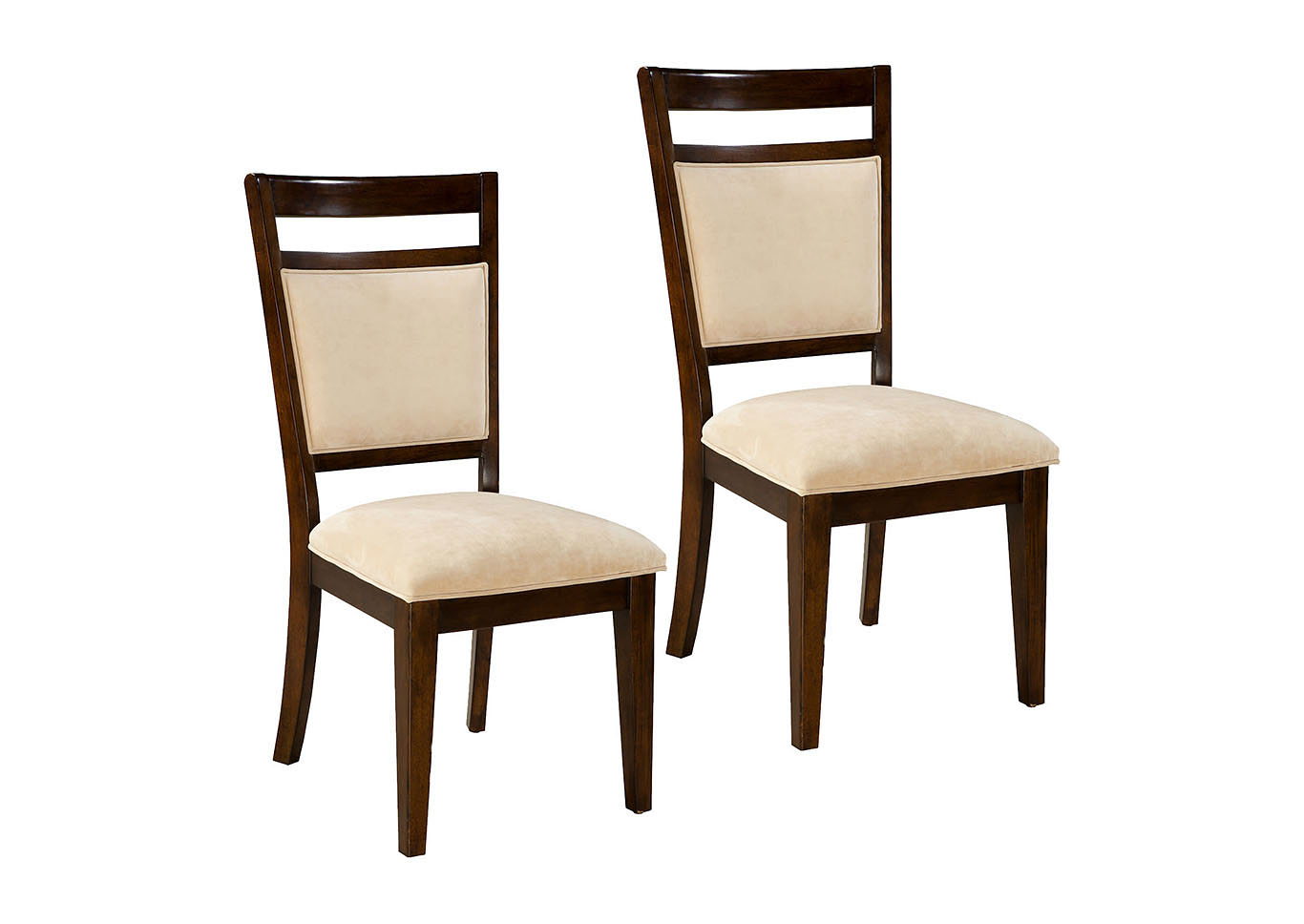 Avion Brown Upholstered Side Chair (Set of 2),Standard