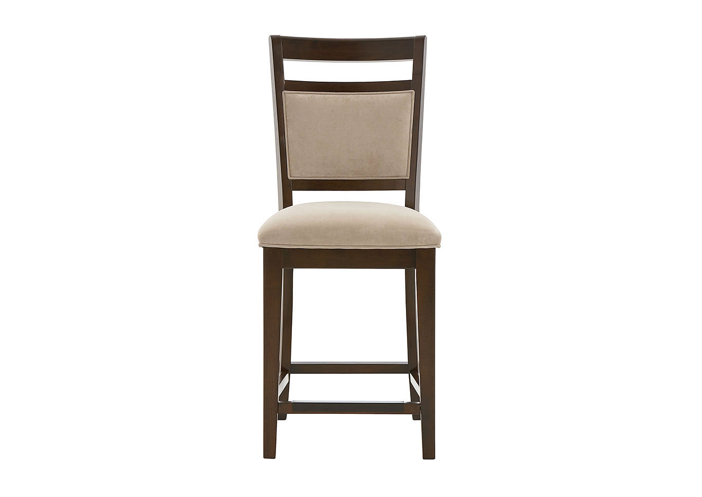 Avion Brown Upholstered Bar Stool (Set of 2),Standard