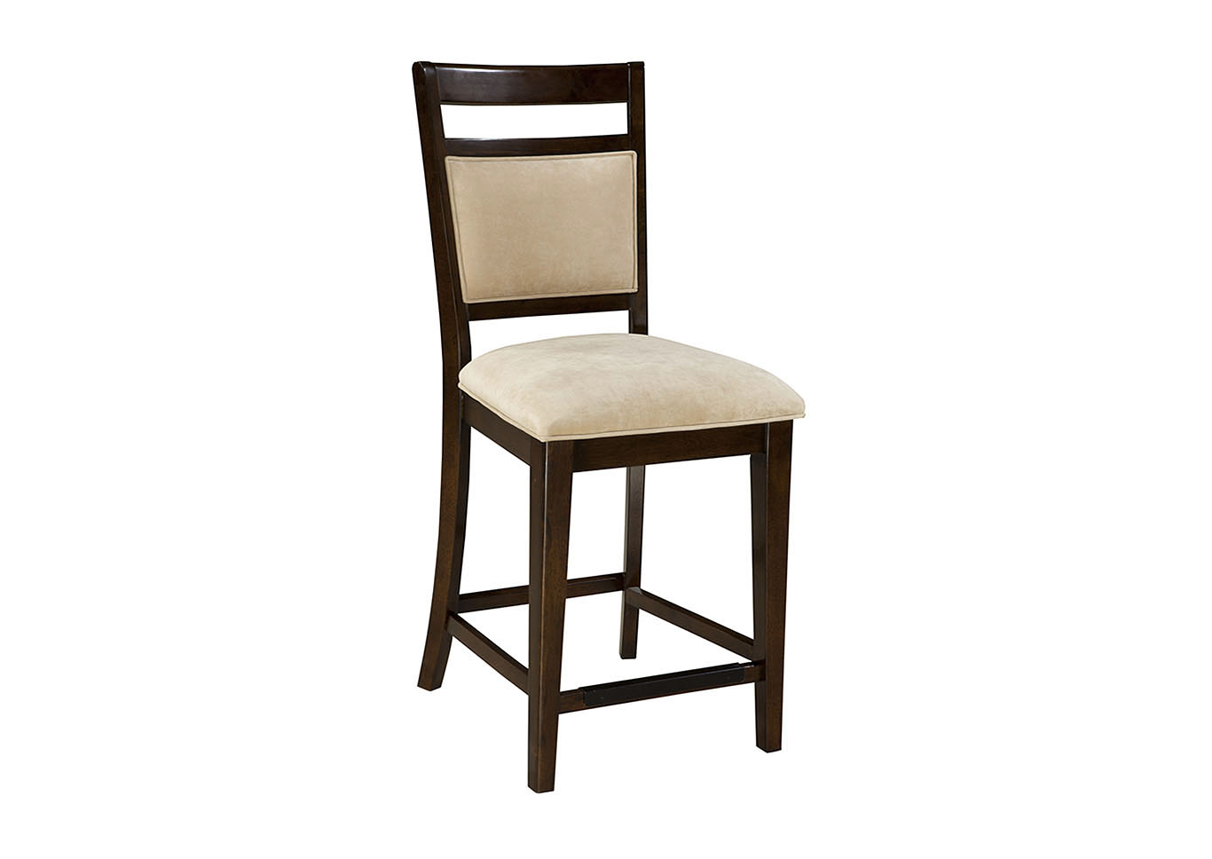 Avion Brown Upholstered Bar Stool (Set of 2),Standard