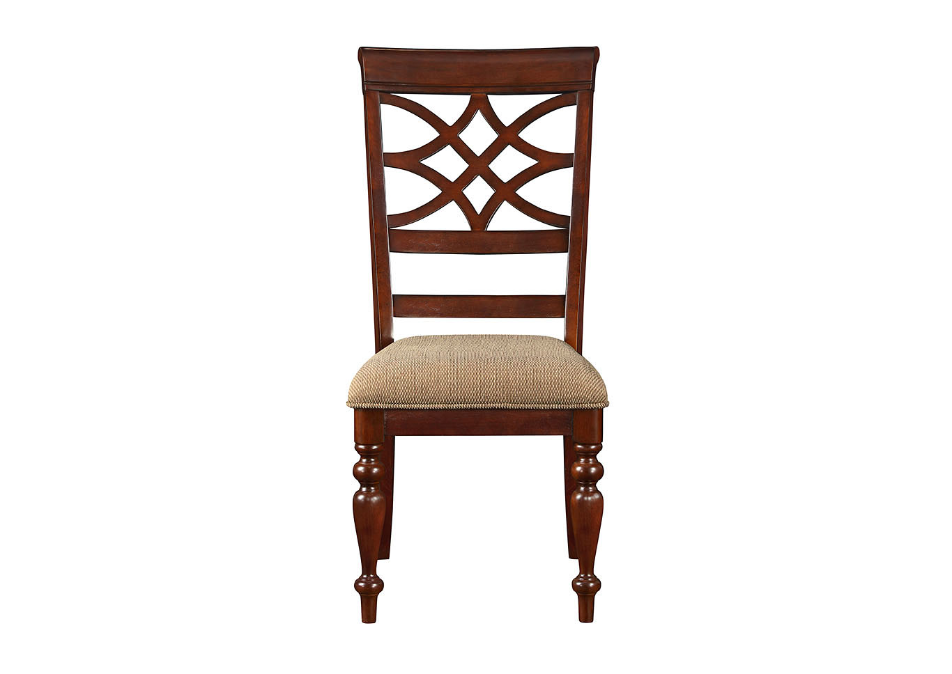 Woodmont Brown Upholstered Side Chair (Set of 2),Standard