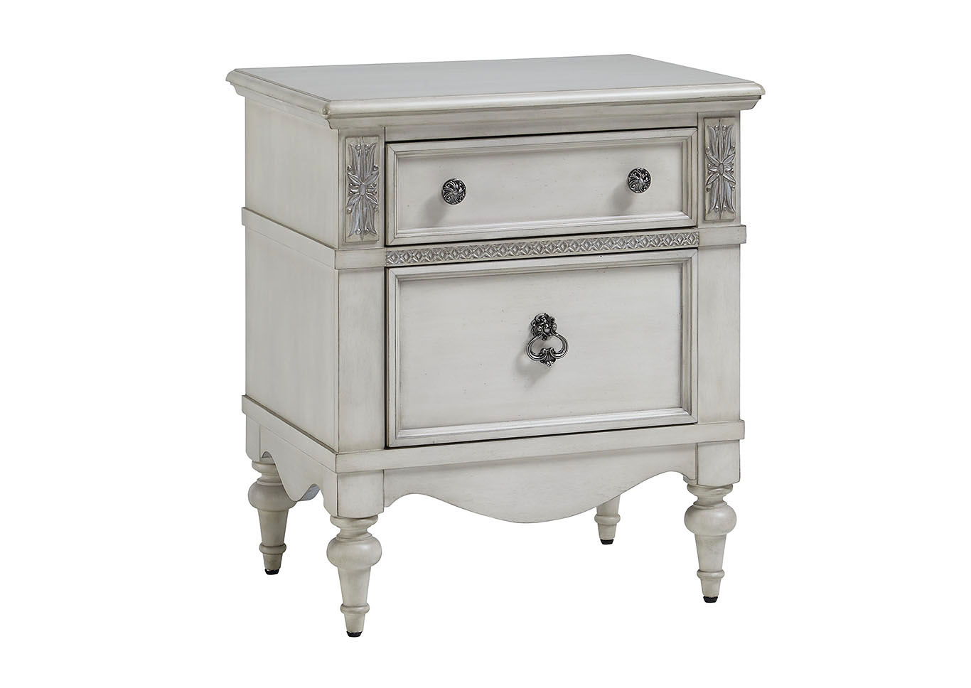 Giselle Beige Nightstand,Standard