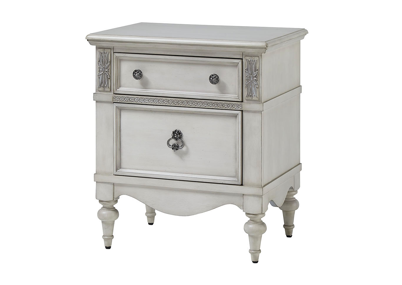 Giselle Beige Nightstand,Standard