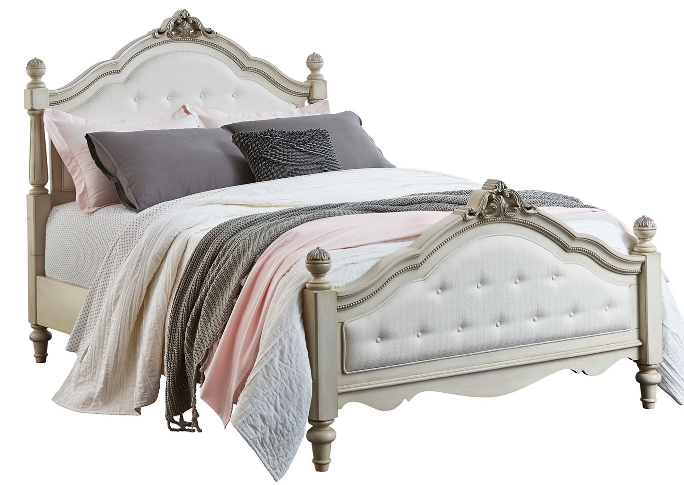 Giselle Beige Full Poster Bed,Standard