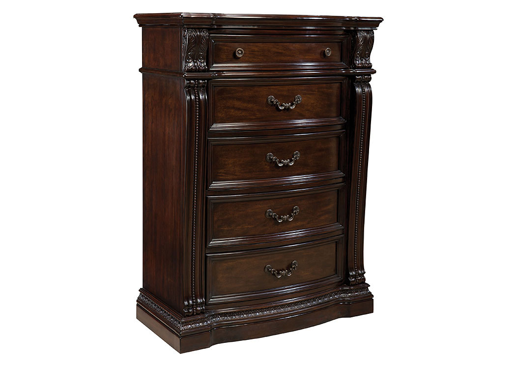 Churchill Brown Chest of Drawers,Standard