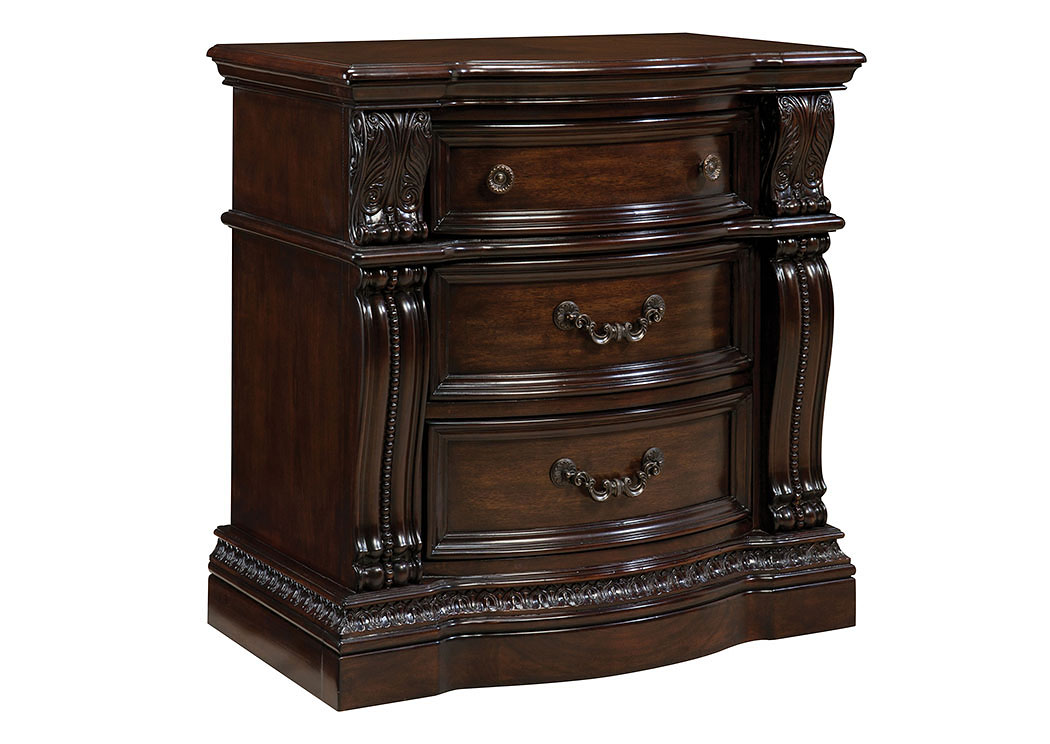 Churchill Brown Nightstand,Standard