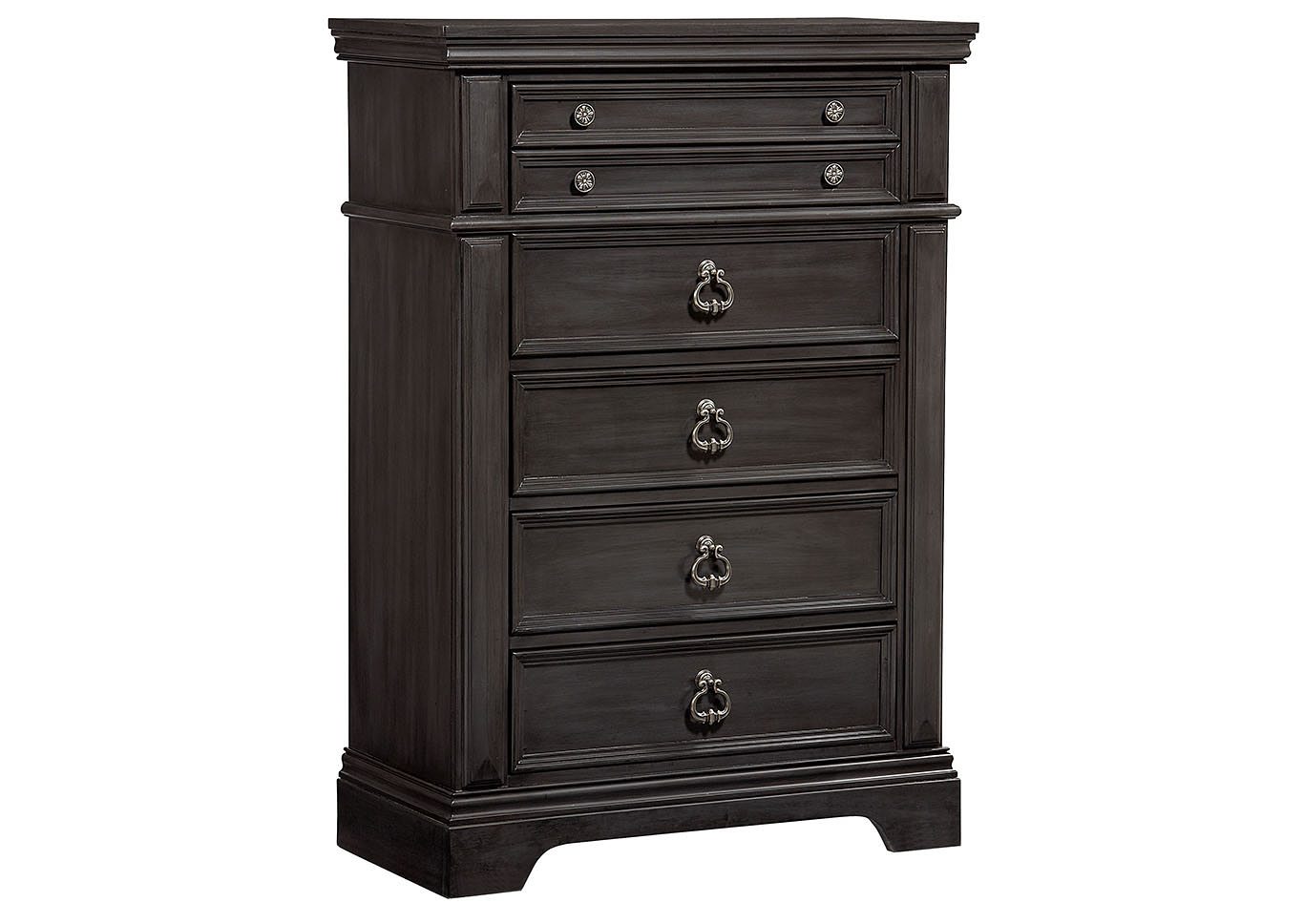 Garrison Charcoal Chest of Drawers,Standard