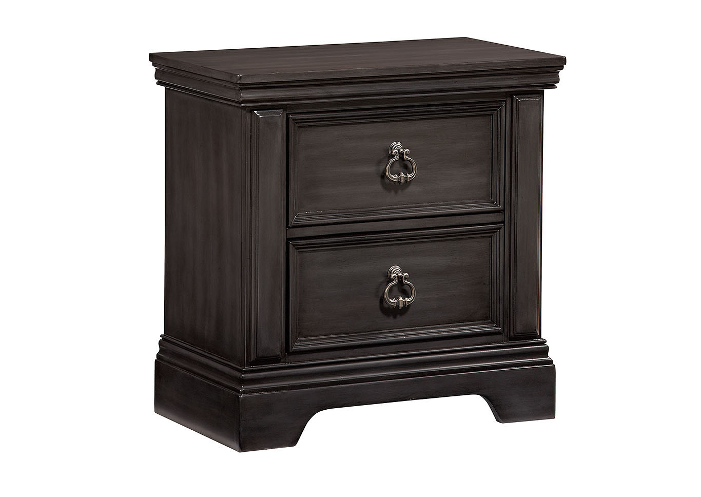 Garrison Charcoal Nightstand,Standard