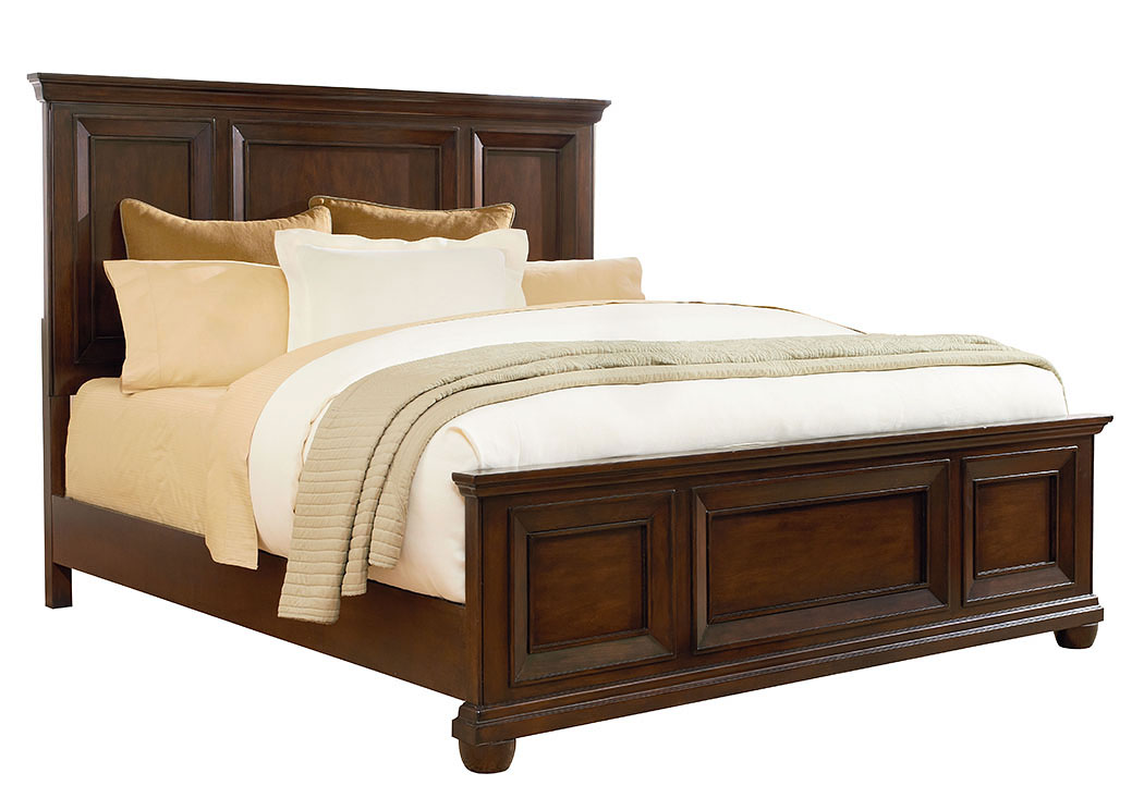 Vineyard Brown King Panel Bed,Standard