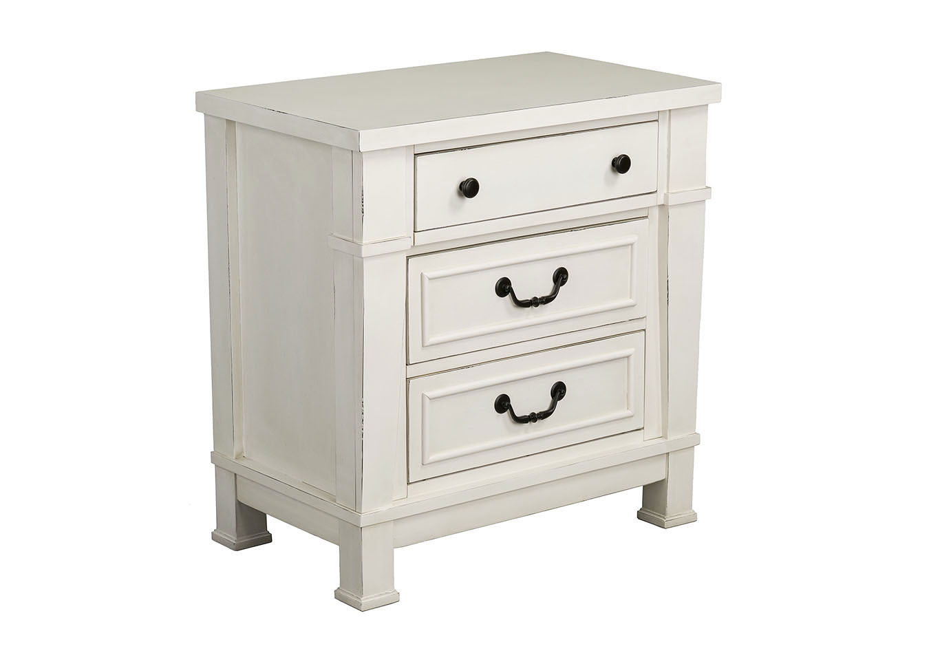 Chesapeake Bay White Nightstand,Standard