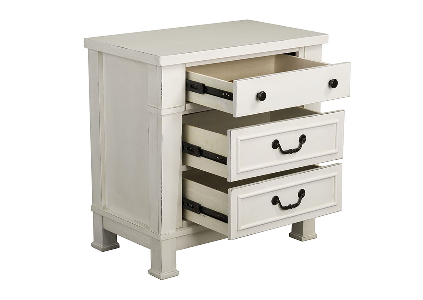 Chesapeake Bay White Nightstand,Standard