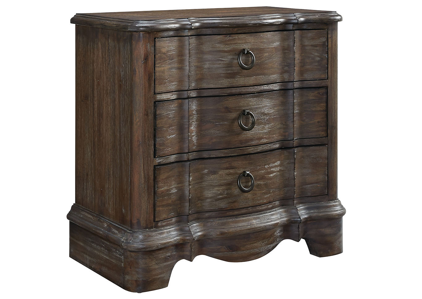 Parliament Brown Nightstand,Standard