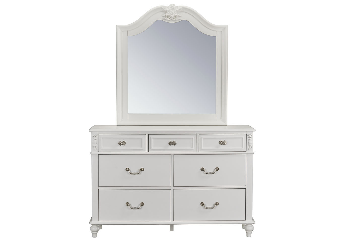 Olivia White Dresser,Standard