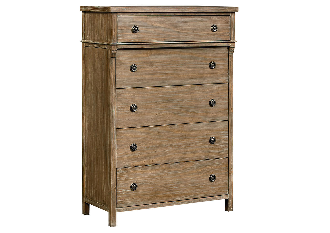 Savannah Court Brown Chest of Drawers,Standard