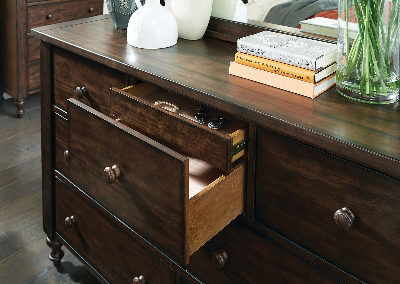 Paisley Court Brown Dresser,Standard