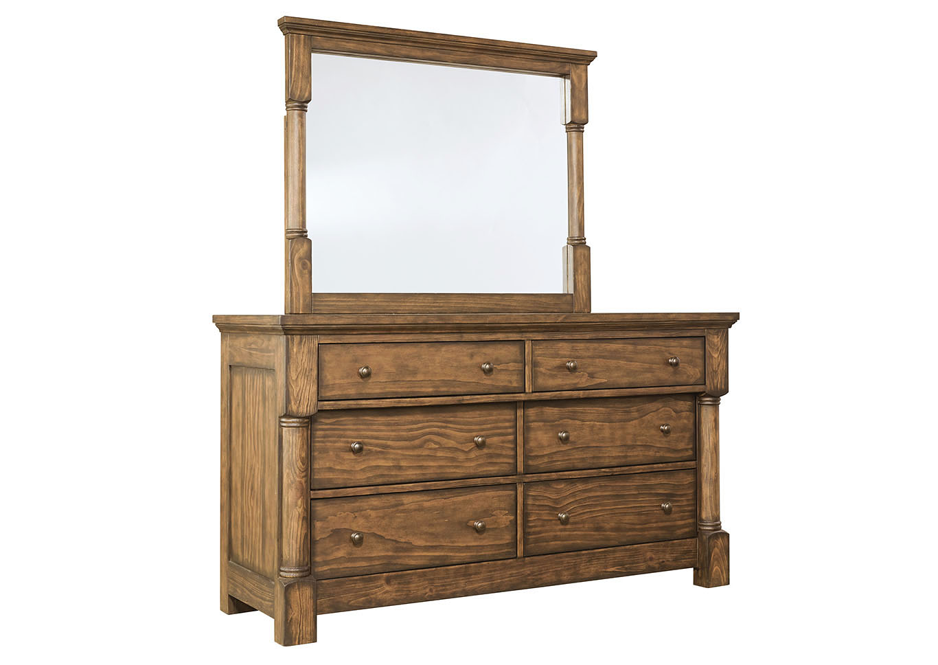 Augusta Court Brown Dresser,Standard