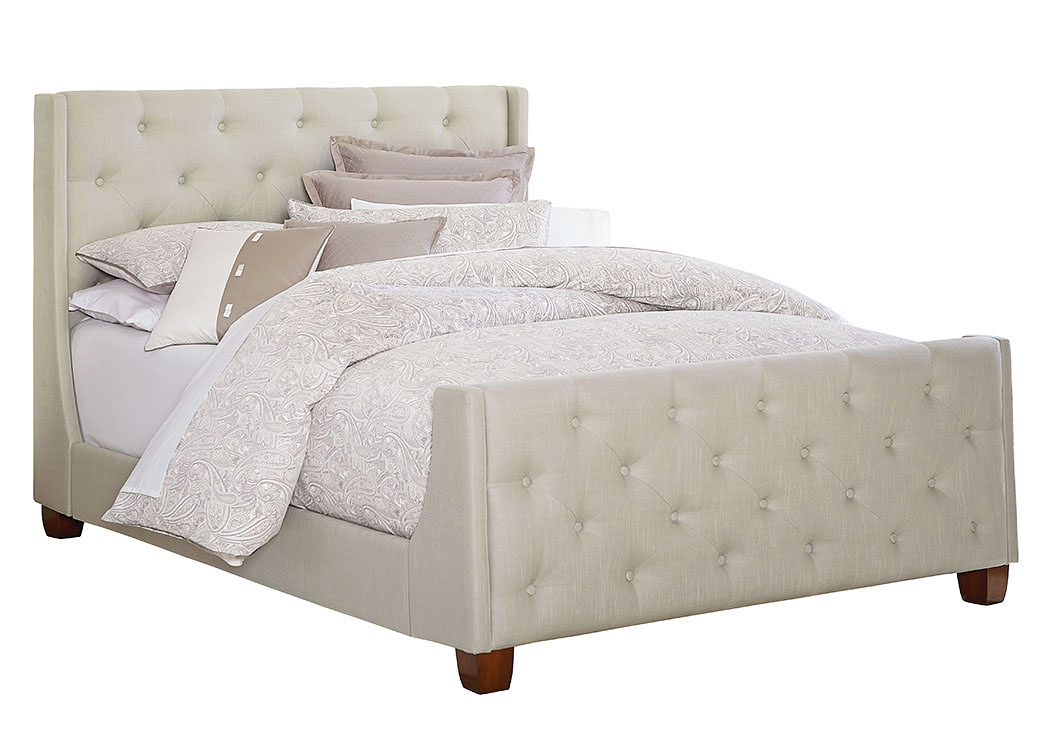 Carmen Gray Queen Uphosltered Bed,Standard