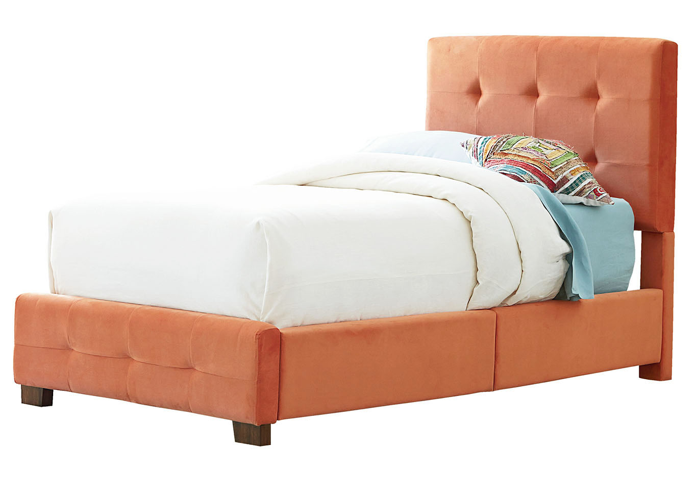 Madison Orange Full Platform Bed,Standard