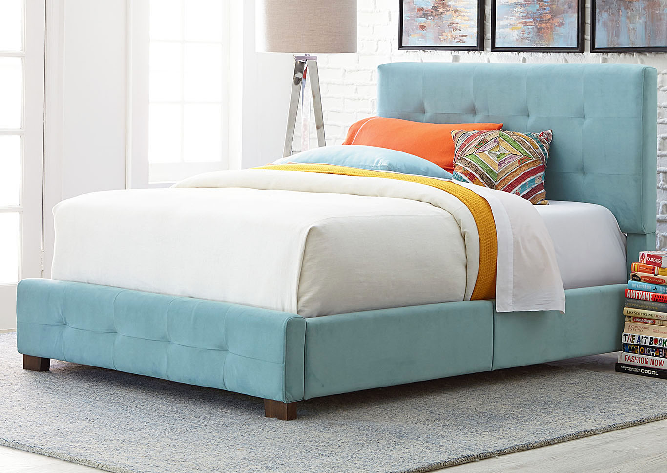 Madison Blue Full Platform Bed,Standard