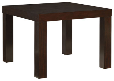 Couture Elegance Brown Square Dining Table