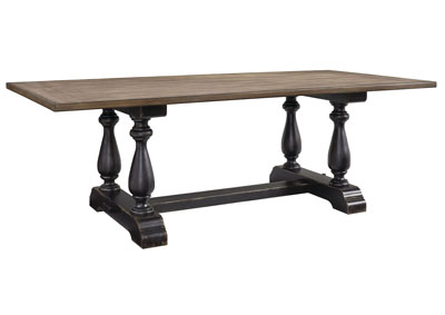 Image for Cambria Black/Brown Dining Table