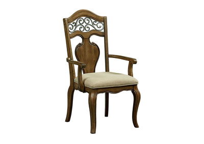 Image for Monterey Brown Arm Chair (Set of 2)