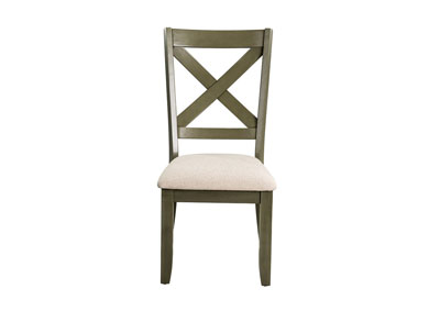 Image for Omaha Gray Side Chair (Set of 2)