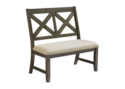 Image for Omaha Gray Backed Bench
