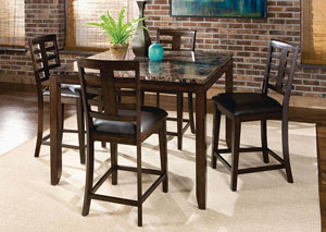 Image for Bella Brown Counter Table