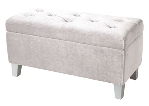 Image for Young Parisian White Storage Bench