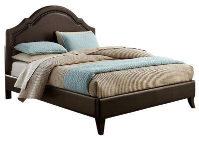 Image for Simplicity Brown Cathedral Queen Bed