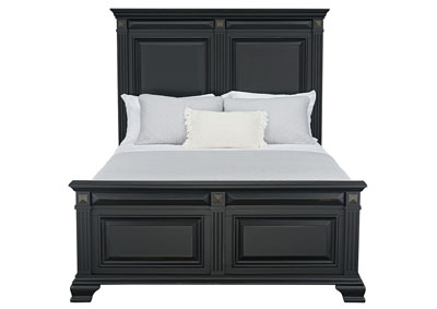 Image for Passages Black Queen Panel Bed