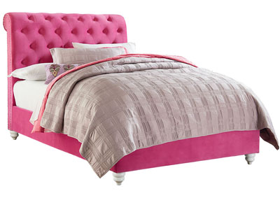 Image for Gabby Pink Twin Upholstered Bed