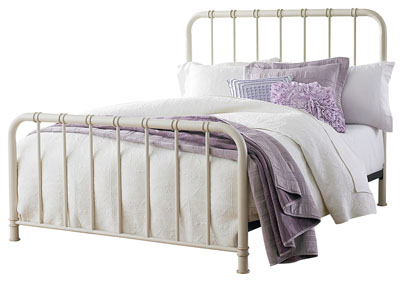 Image for Tristen White Queen Metal Bed