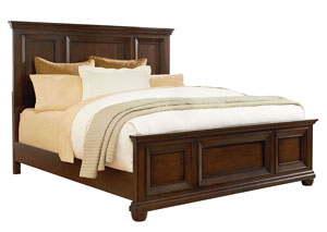 Image for Vineyard Brown Queen Panel Bed