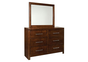 Image for Metro Brown Dresser and Mirror