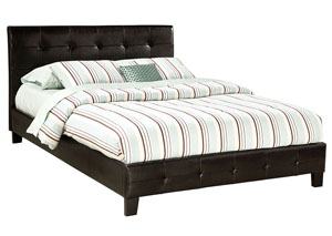 Image for Rochester Black Queen Uphosltered Bed