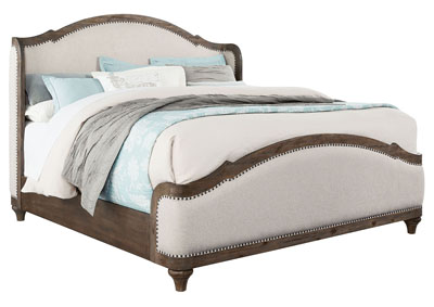 Image for Parliament Brown/Beige Queen Upholstered Platform Bed