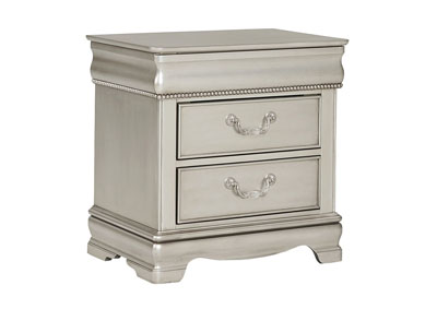 Image for Jessica Silver Nightstand