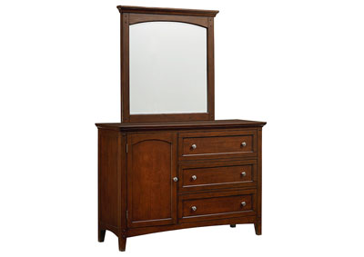 Image for Cooperstown Brown Youth Dresser and Mirror