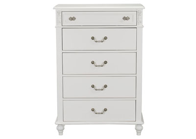 Image for Olivia White Chest of Drawers