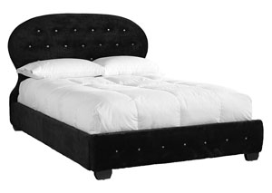 Image for Marilyn Black Twin Upholstered Bed