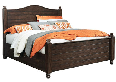 Image for Paisley Court Brown Queen Poster Storage Bed