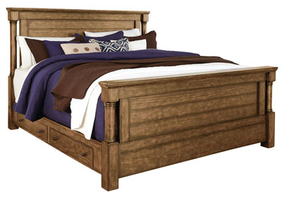 Image for Augusta Court Brown Queen Storage Bed