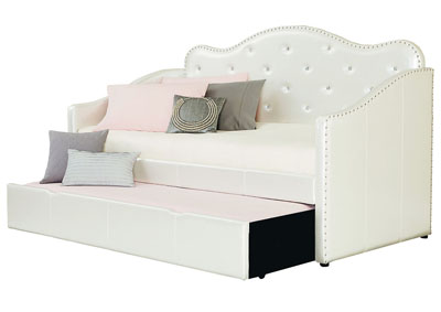 Image for Caroline White Twin Daybed w/Trundle