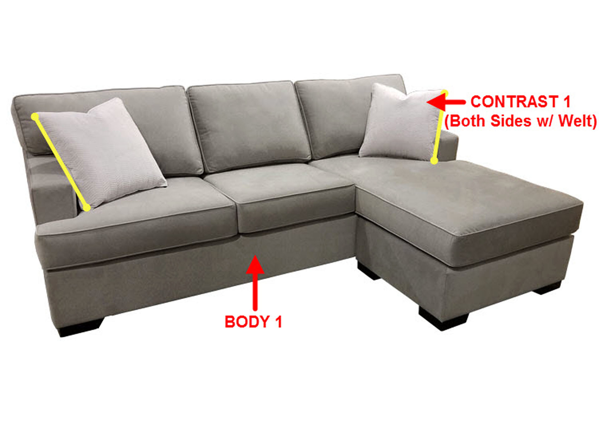 Performance Fabric Sofa Chaise Queen Sleeper Gel w/ 2 Pillows,Stanton