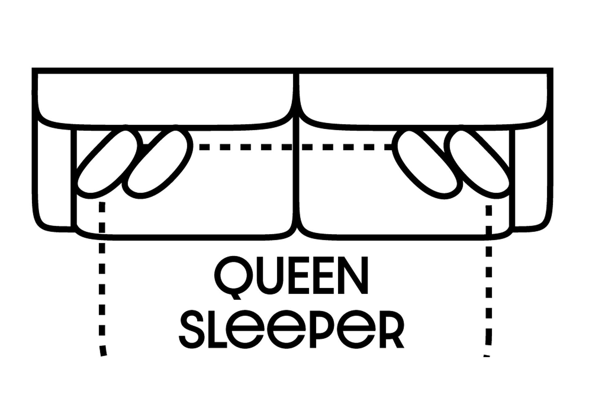 Performance Queen Fabric Sleeper Sofa Gel w/ 4 Pillows,Stanton
