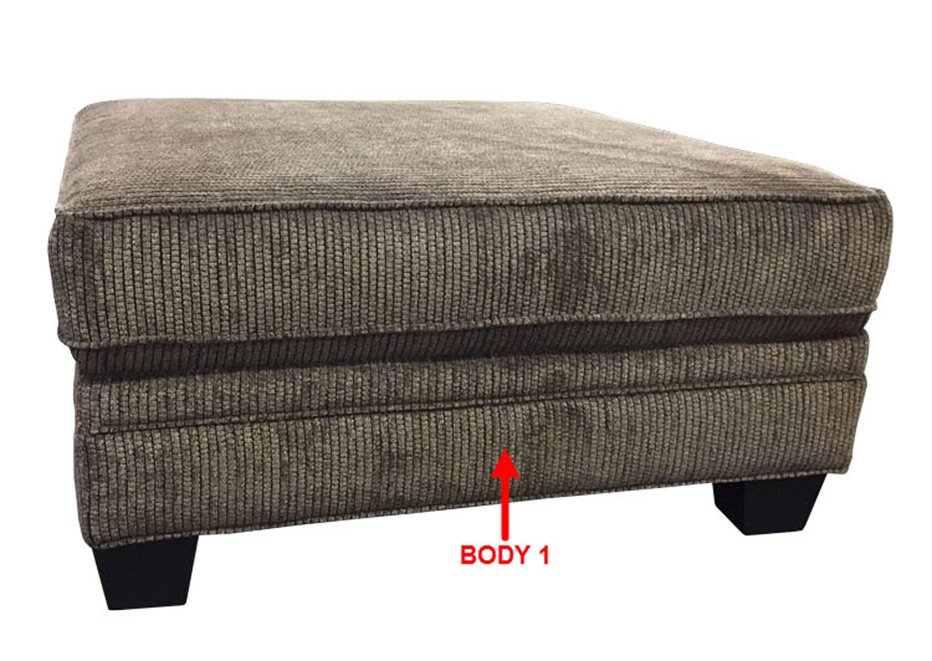 Performance Cocktail Ottoman,Stanton